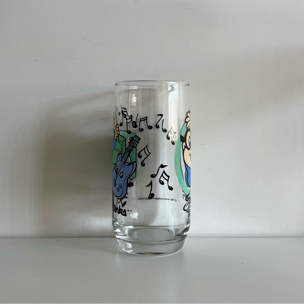 Vintage 1985 Simon of The Chipmunks Drinking Glass Bagdasarian Productions - Picture 2 of 8